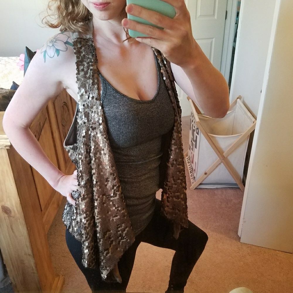 Sparkly vest